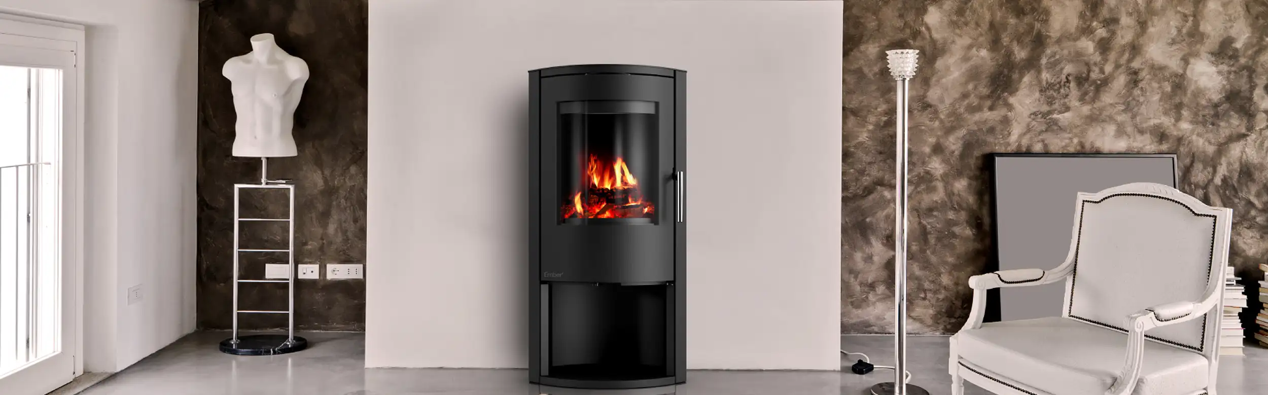 Slide Ember Kamin E-BASIC